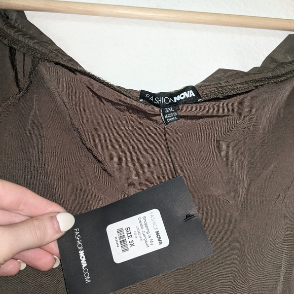 NWT Fashion Nova Shopping Is My Cardio Jumpsuit - Picture 9 of 10